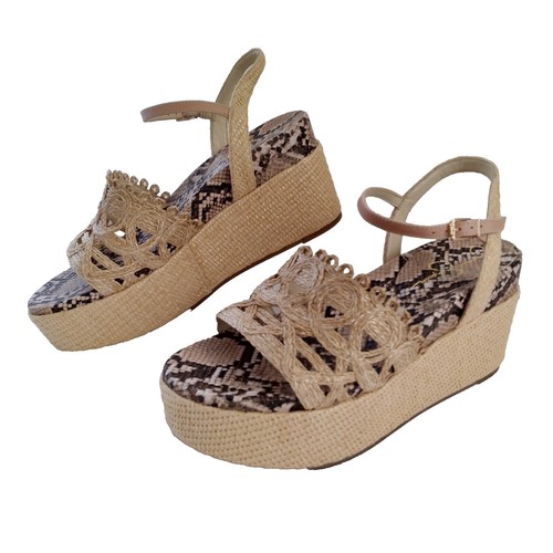 Jessica Simpson Womens Zavida Espadrille Platform Sandals  Jessica Simpson Women’s Zavida Platform Wedge Sandals, Black, Women Size 9M chic main image 0