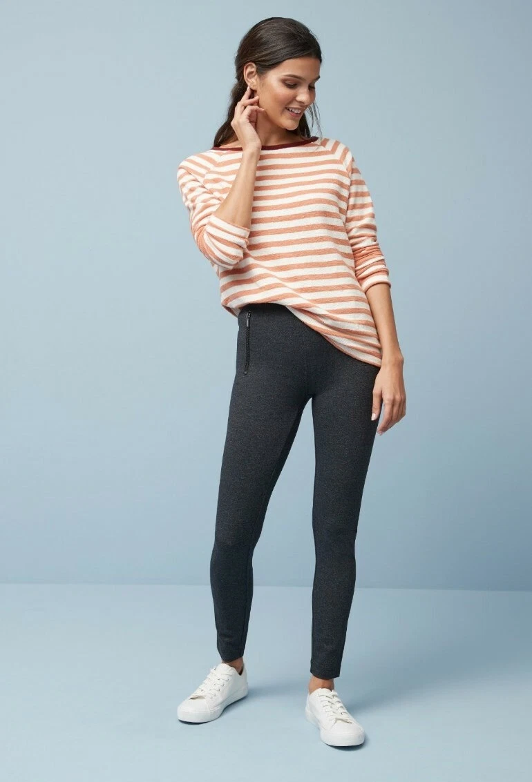Grey ponte leggings sales