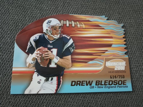 2001 Pacific Invincible #13 Drew Bledsoe Heat Seekers #/750