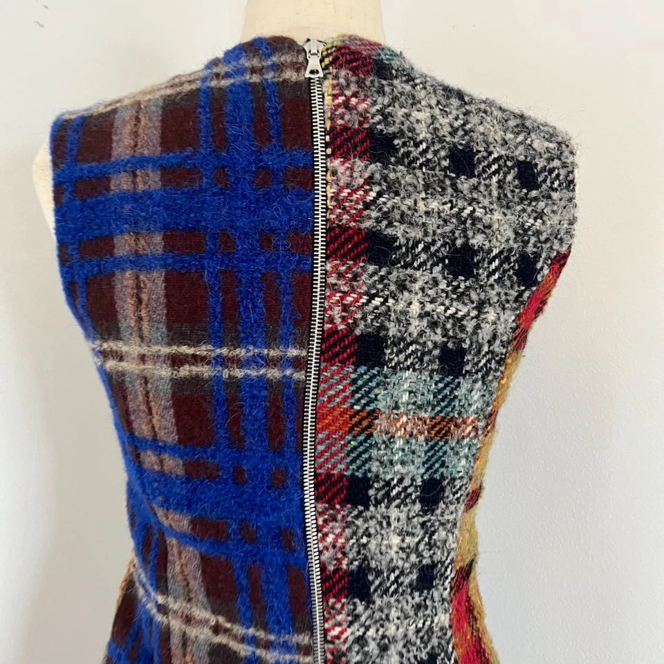 Acne Studios multicolor knit sleeveless wool dress - Image 4 of 4