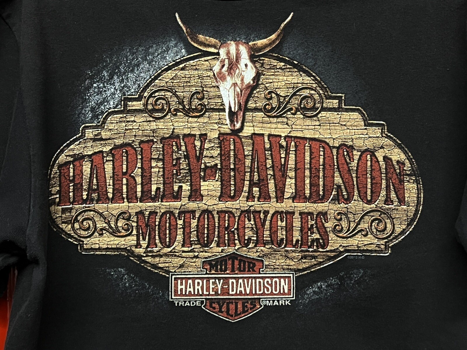 Harley Davidson Calumet Munster IN Shirt Size M Bull … Gem