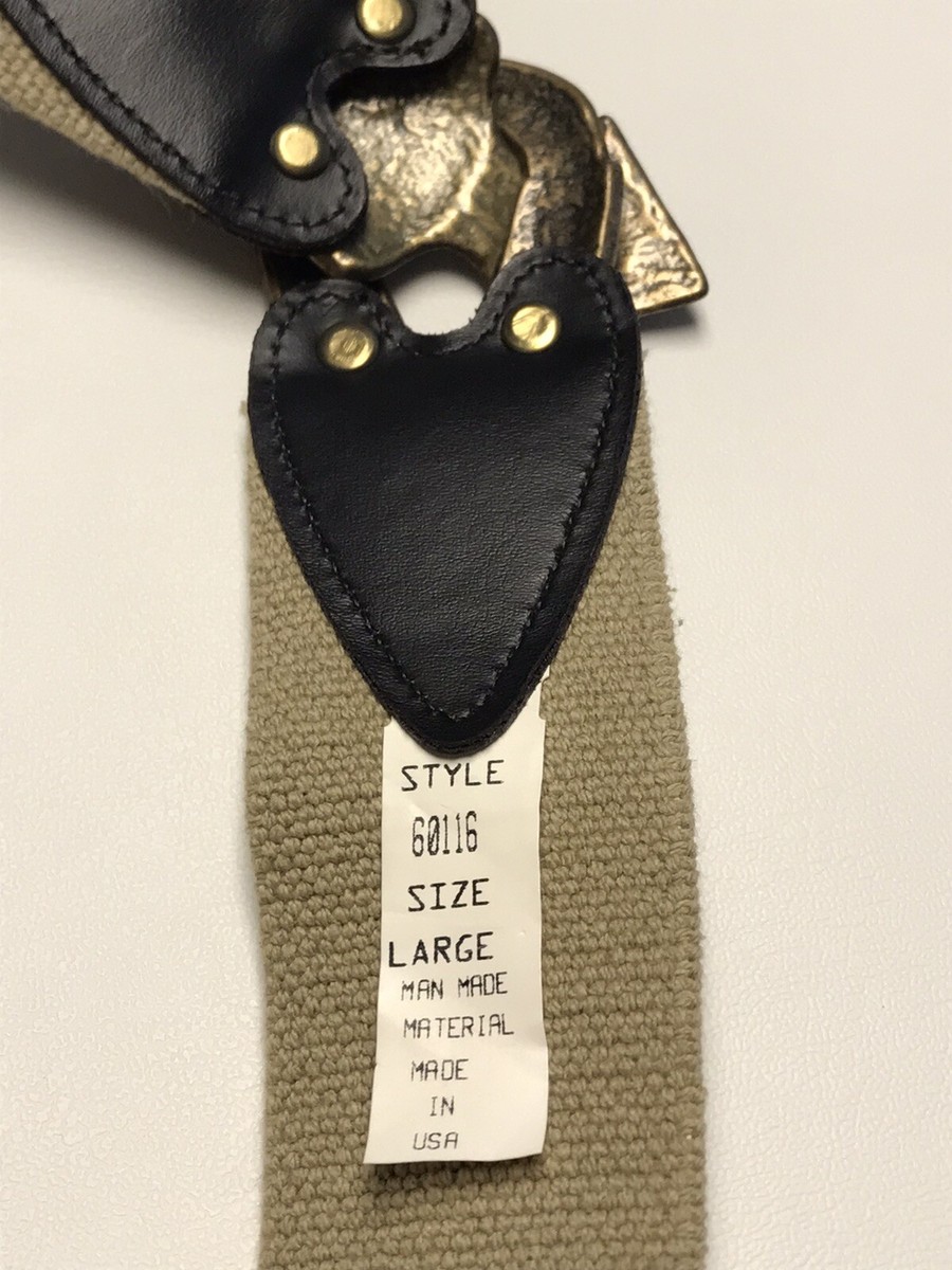 VINTAGE UPTONS ARROW HEAD STRETCH BELT SIZE LARGE Vintage Omega 2 inch Arrowhead Stretch Belt Size Large | eBay main image 4
