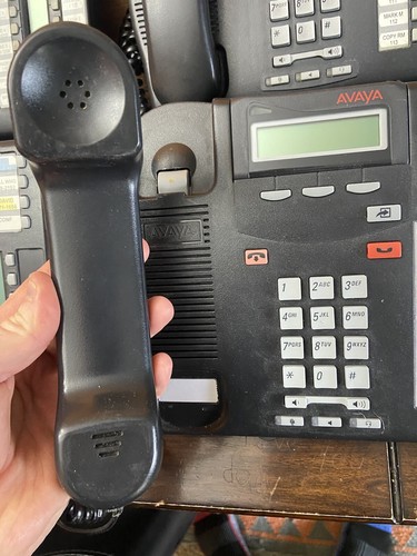 Nortel Charcoal T7316E Avaya Business Corded Phone Handset Landline | Fast Ship! - Picture 7 of 12