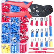 270PCS Crimp Spade Terminal Kit - Assorted Insulated Electrical Wire Connector