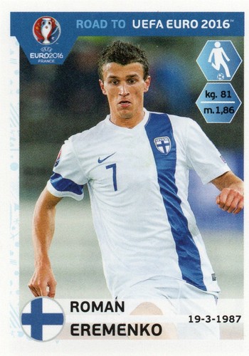 PANINI Road To UEFA EURO 2016 - Selecciona tus pegatinas de 241 a 384 - Imagen 94 de 147