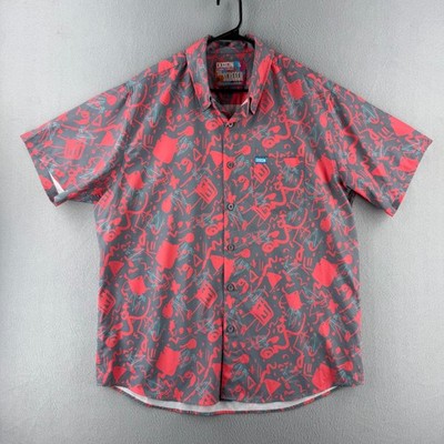 Dixxon Shirt Mens XL The Screech Button Up D-Lite Part Button Up