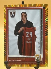 2025 Donruss WNBA Orange Lazer Brionna Jones #64 Atlanta Dream /199