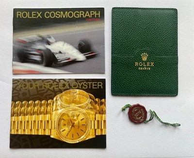 Rolex Daytona 1999 Booklet Set Original | Wallet + Manuals + Red Tag | Ref 16520