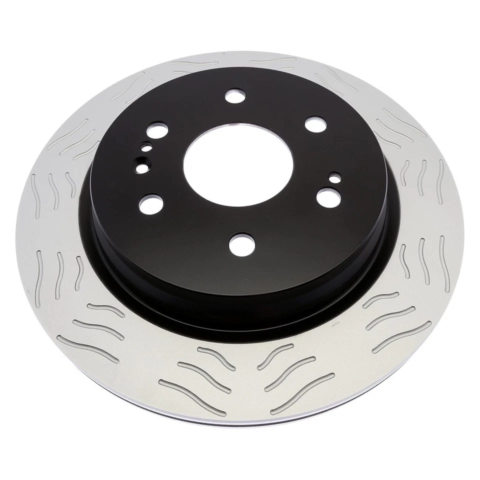 Rotor de freno de disco ACDelco genuino para GMC Sierra 1500 2019-2025 | trasero | ranurado Foto 2 de 4