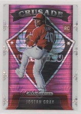 2022 Panini Chronicles Crusade Pink Pulsar Prizm Josiah Gray #6 07rd