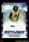 2024 Topps Chrome Basketball Purple Geometric Refractor Brice Sensabaugh #SLS-BS