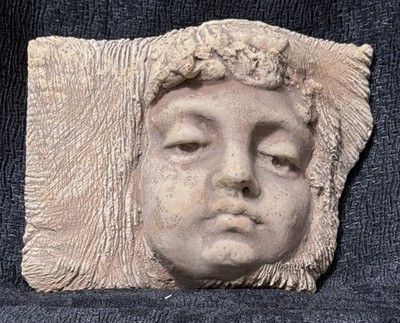 Hayes Parker Cherub Sandcast Sculpture Signed