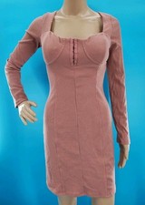 ASTR The Label Long Sleeve Ribbed Sweater Dress Size Medium