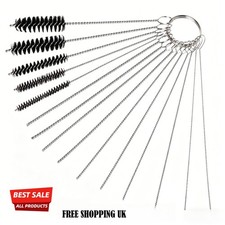 FOR PILOT HEADS GAS BURNER HOLE UNBLOCKING CLEANING PINS & SMALL BRUSH TOOL SUIT