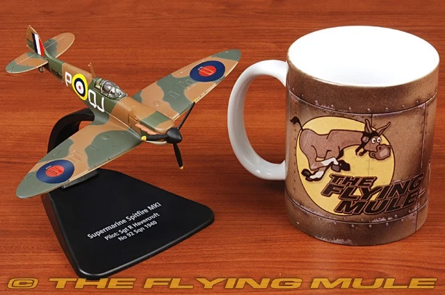 Oxford Diecast 1:72 Spitfire Mk I RAF No.92 Sqn Ralph Havercroft N3249 Foto 4 de 4