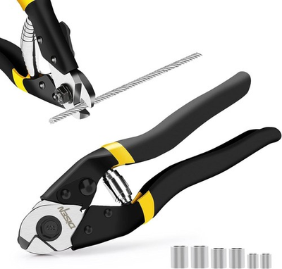 #ad Wire Cutters Heavy Duty Cutting up to 3 16quot; Metal Cable Cutters for Fence Thick $29.35