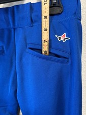 Alleson Athletic Girls Large Baseball Pants  Blue - Ships Free to You 