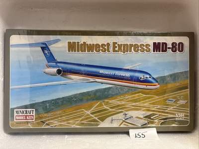 #ad 1 144 Minicraft Midwest Express MD 80 Plastic model Kit no 14415 Sealed Kit $29.99