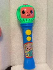 Cocomelon Sing-A-Long Microphone w/Sounds  Lights Pre-Owned w/Wear/Tested e2