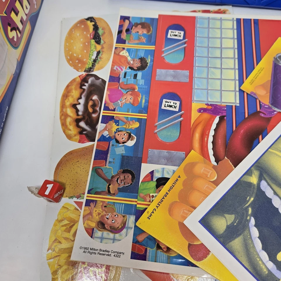 Vintage 1992 Milton Bradley Eat At Ralph’s Game New Open Box - Image 3 of 4