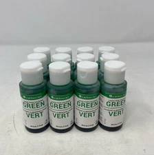 LorAnn Green Liquid Food Color 1 oz Bottles 12-Pack - Squeeze-Cap Case