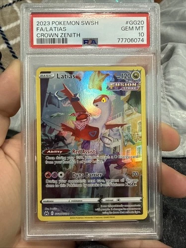 2023 Pokemon SWSH Crown Zenith Latias Galarian Gallery #GG20/GG70 PSA 10