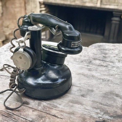 Antico Raro Telefono Combinato Grammont Francese Anni ‘20 Ascoltatore Cornetta - Foto 6 di 8