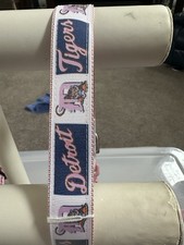 New Dog Detroit Tigers Collar In Pink Neck 16  19  3/4   Nylon Webbing