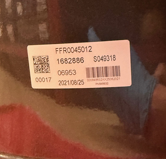 Ferrari SF90 OEM 20” LEFT FRONT Wheel SINGLE NEW NEVER MOUNTED 848632 9.5J X 20