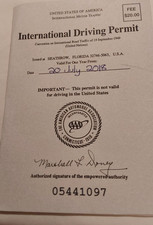 MOJE WYGASŁE MIĘDZYNARODOWE PRAWO JAZDY WYDANE PRZEZ AAA W HEATHROW FLORIDA