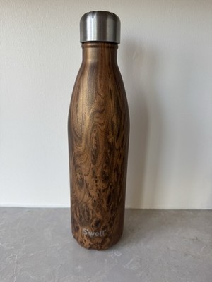 S'well Double-walled Stainless Steel Insulated Water Bottle Teakwood 25 fl oz