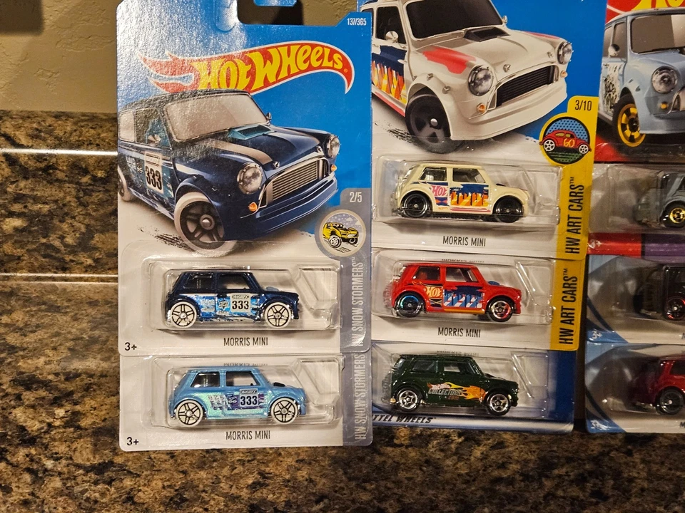 Hot Wheels Lot of 14 Morris Mini Cooper Rally Variation 1960 British Motor - Image 2 of 4