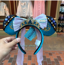 Cerchietto originale Disney Frozen Anna Minnie orecchie Hong Kong Disneyland 2025