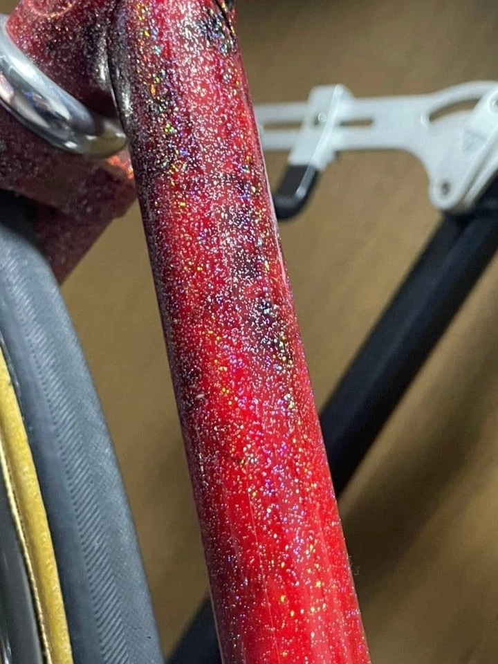 Makino NJS Keirin conjunto de quadro de pista 120mm traseiro Hatta Swan fone de ouvido do Japão - Imagem 3 de 4