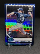 2019 Donruss Optic Chris Paddack Rated Rookie Blue Pandora Prizm /99