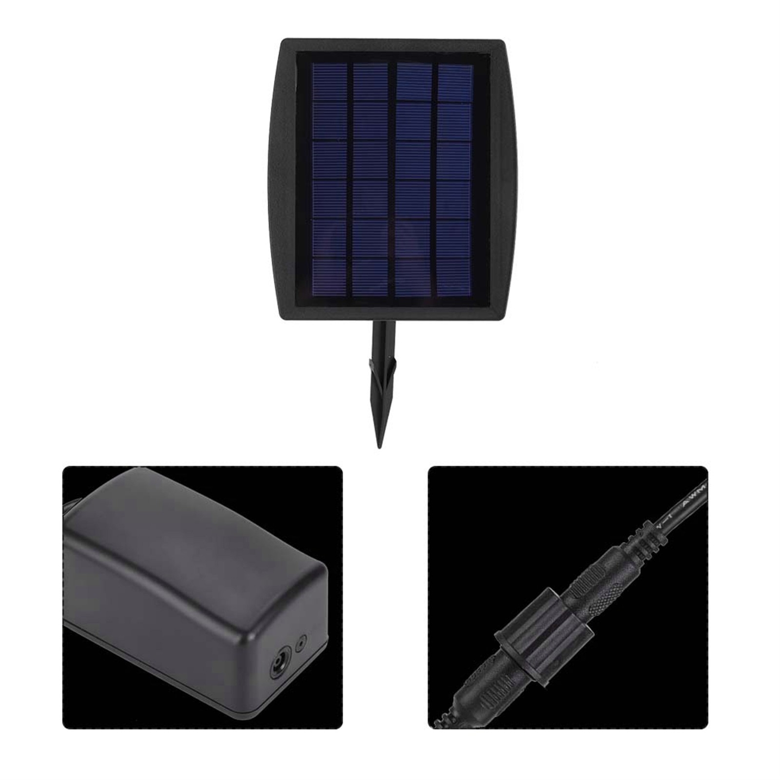 Solar Powered Oxygenator Aerator Air Pump Oxygen For Outdoor Pool Pond Fish Tank
