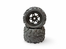 2 Proline Big Joe 40 Series 1103 18 Rc Truck Tires 3.8 17mm Wheels Used Read