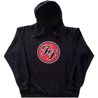 Foo Fighters 'FF Logo' (Black) Pull Over Hoodie