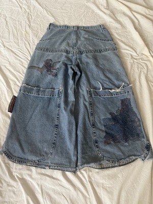 Vintage 90's Jnco Leapin Lizards 30 Waist Cut/worn Off Legs | eBay