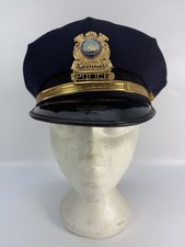 Vintage Lieutenant City of Alexandria Virginia Polizeimütze