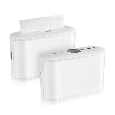 Mifoci 2 Pcs Paper Towel Dispenser Countertop Bathroom Multifold Hand Paper T...