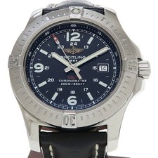 Breitling Colt A74388 reloj de cuarzo esfera negra fecha para hombre