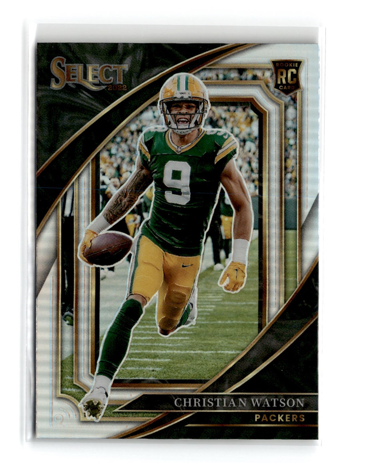 Christian Watson 2022 Panini Select Suite Level Rookie #330 Silver Prizm Packers