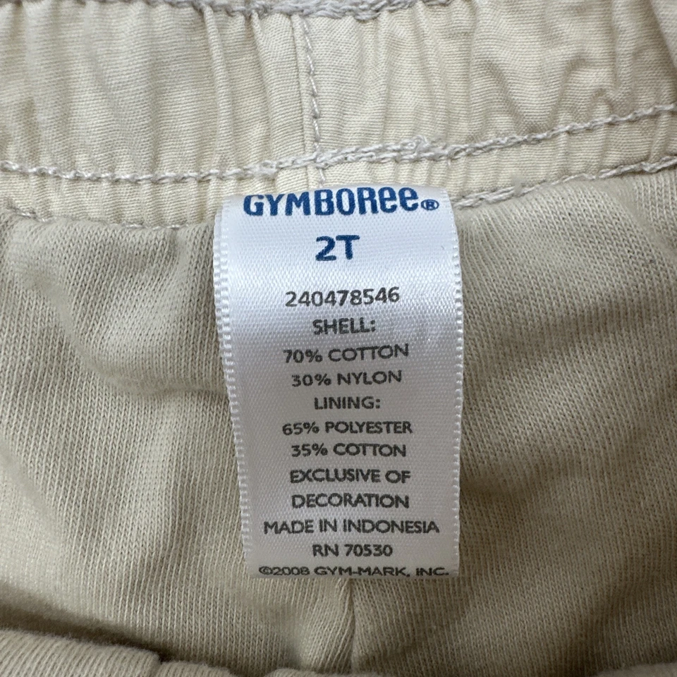 Pantalones cargo Gymboree niño pequeño talla 2T beige... #24379 Foto 2 de 4