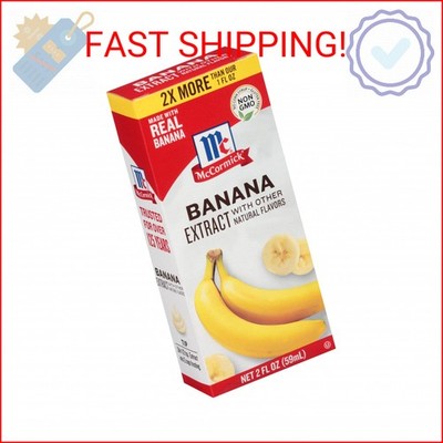 McCormick Banana Extract with Other Natural Flavors, 2 fl oz