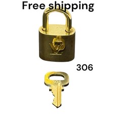 Preloved Authentic Louis Vuitton Padlock 306 with A Key .