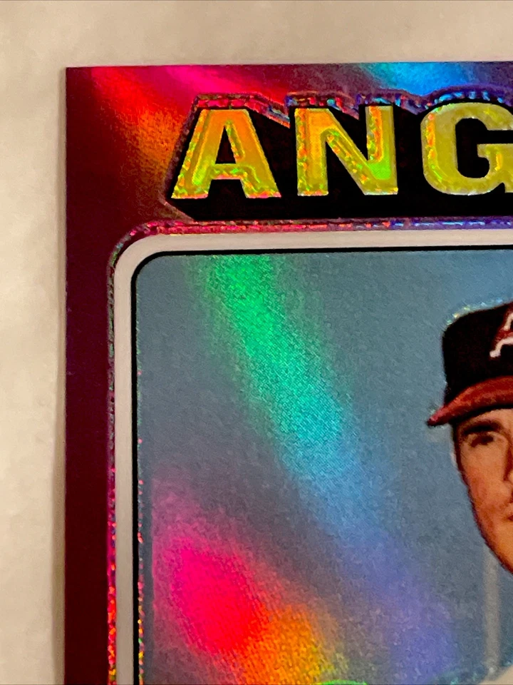 1998 NOLAN RYAN TOPPS CHROME 1975 RETRO REFRACTOR RP INSERT SP HOF ! - Image 4 of 4