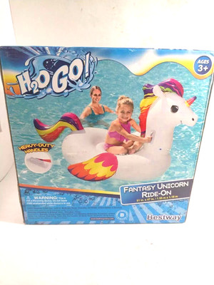 Pool Float.H20GO Bestway Fantasy Unicorn Ride-On Pool Float 61'' x 47'' New In Box