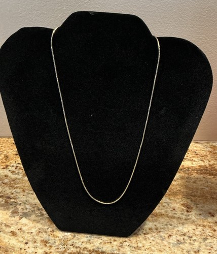 New! Primavera Italy 24 KT Gold Over Sterling Made In Italy 20” Necklace - Picture 1 of 5