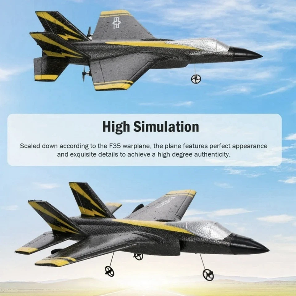 FX635 RC Airplane, 2 Channel RC Plane, 2.4Ghz Remote Control Airplane OPEN BOX - Image 2 of 4